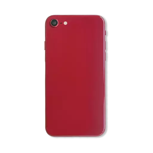 Back Housing With Internal Parts (Red) (No Logo) - For iPhone 8