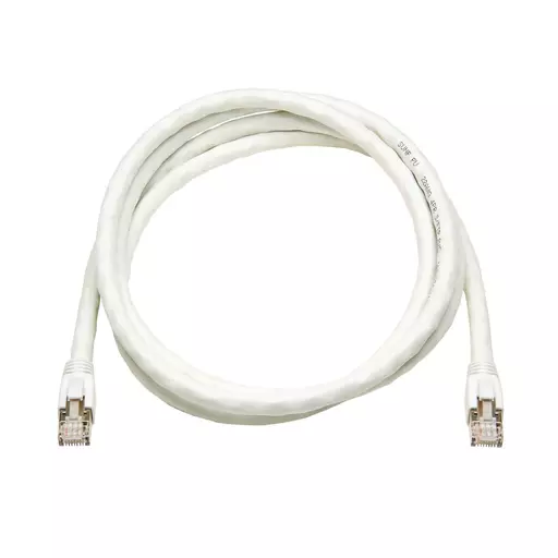 Tripp Lite N272-006-WH Cat8 25G/40G Certified Snagless Shielded S/FTP Ethernet Cable (RJ45 M/M), PoE, White, 6 ft. (1.83 m)