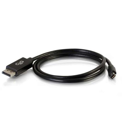 C2G 2m Mini DisplayPortTM to DisplayPortTM Adapter Cable 4K 30Hz - Black