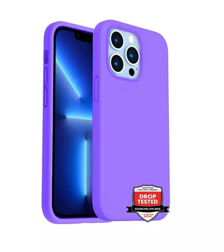 Silicone for iPhone 14 Pro Max - Purple