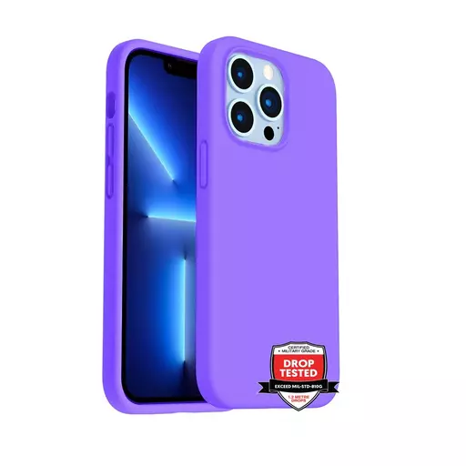 Silicone for iPhone 14 Pro Max - Purple