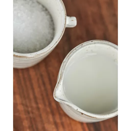Milk & Sugar Set, Pion, Grey/White