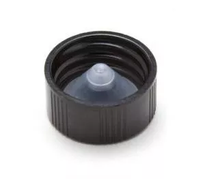 Caps Black Plastic With PE Cone Wad R6/31 PK 100