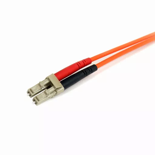 StarTech.com 2m Fiber Optic Cable - Multimode Duplex 62.5/125 LSZH Fiber Jumper Cord - LC/ST