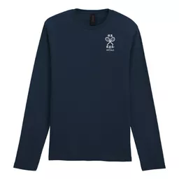 OULTC_GildanLongSleeveTShirt_Navy_Front.png
