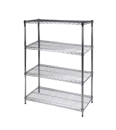 Chrome Wire Shelf Unit | 4 Shelf 1200mm x 1200mm x 450mm Unit