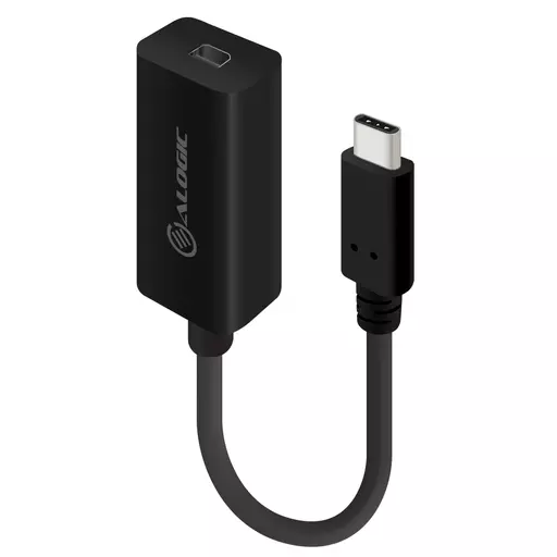 ALOGIC 10cm USB-C to Mini DisplayPort Adapter with 4K2K Support- Black