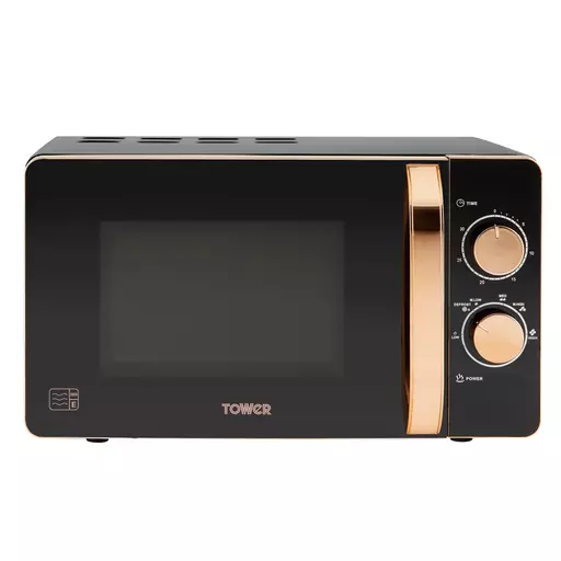 Rose Gold 800W 20 Litre Manual Microwave
