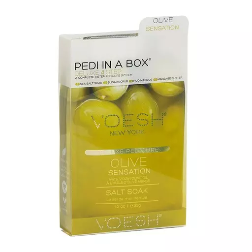 Voesh Pedi In A Box Deluxe 4 Step Olive Sensation