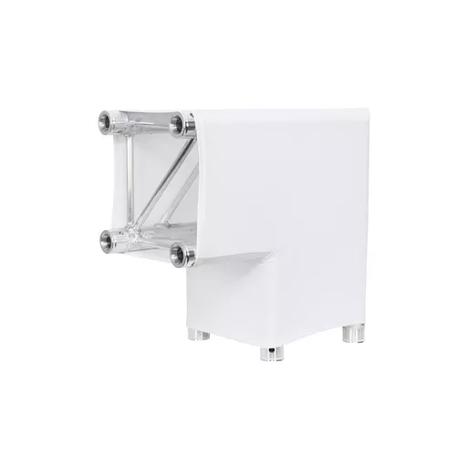 LEDJ White 2 Way 90 Degree Corner Quad Truss Sleeve Sock