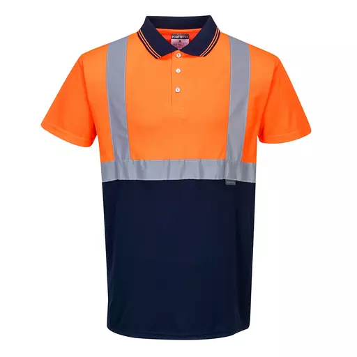 Hi-Vis Contrast Polo Shirt S/S