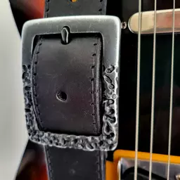 GS78 black lava buckle Pinegrove guitar strap 133243.jpg