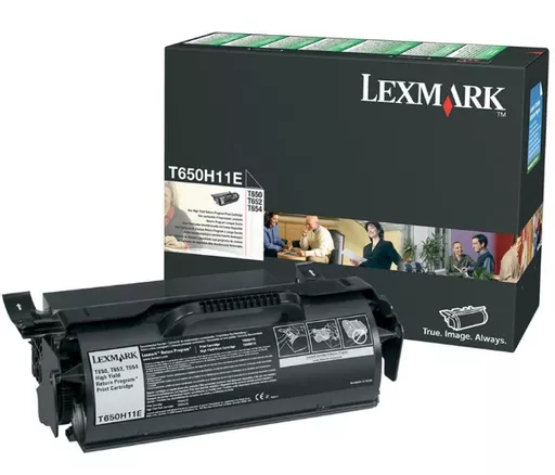 Lexmark T650H11E Toner cartridge black return program, 25K pages ISO/IEC 19752 for Lexmark T 650/654