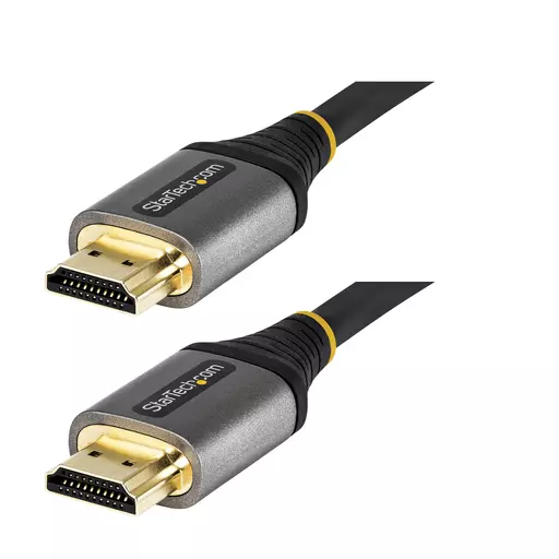 StarTech.com 16ft (5m) HDMI 2.1 Cable 8K - Certified Ultra High Speed HDMI Cable 48Gbps - 8K 60Hz/4K 120Hz HDR10+ eARC - Ultra HD 8K HDMI Cable - Monitor/TV/Display - Flexible TPE Jacket