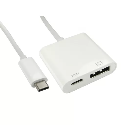 USB Type-C to DisplayPort Adapter (with PD Function), 15CM
