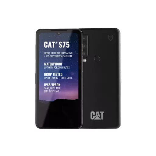 Cat S75 128GB 5G SIM Free Smartphone - Black