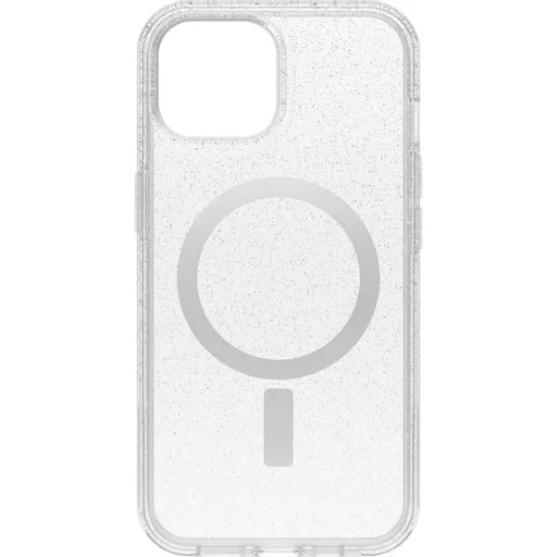 OtterBox Symmetry Series Clear for MagSafe for iPhone 15, Stardust (Clear Glitter)