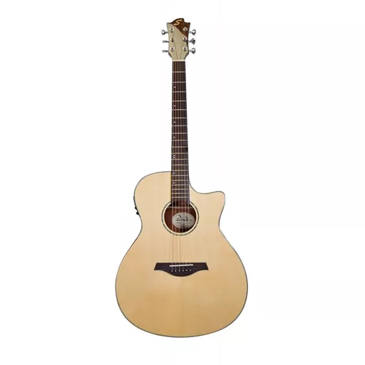 Sevinia GA41C Electro Acoustic Guitar - GA Spruce Mahogany