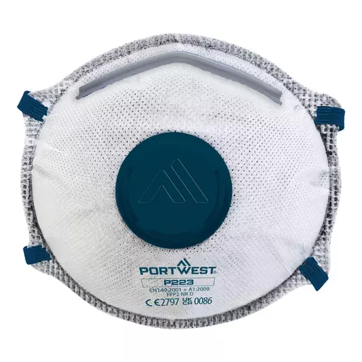 FFP2 Carbon Valved Dolomite Respirator (Pk10)