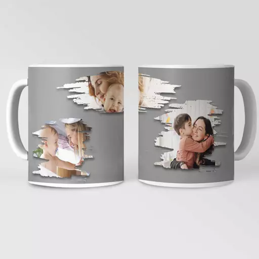 Personalised 3 Photos Mug