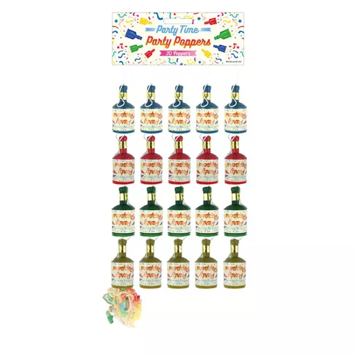 Party Poppers (Pack 20)