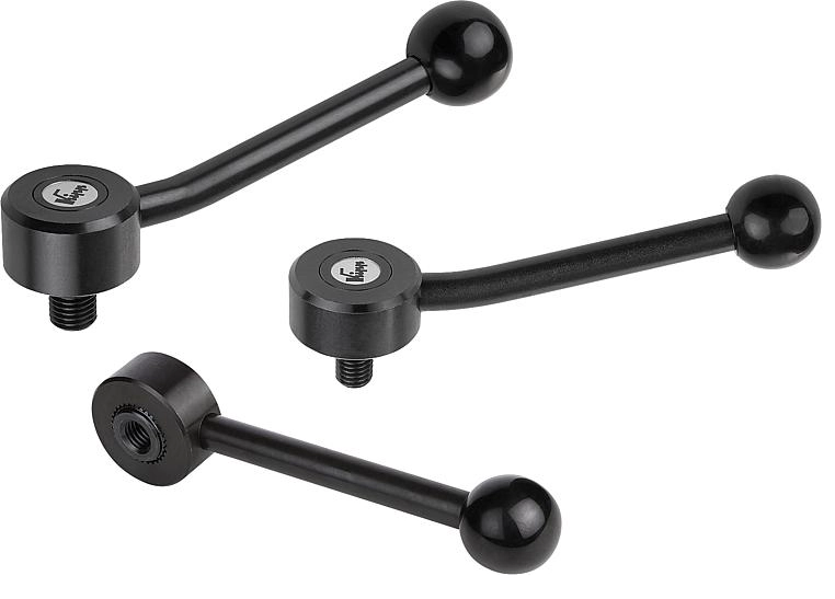 K0114 Inch - Tension Levers In Steel With Flat & Angled Types