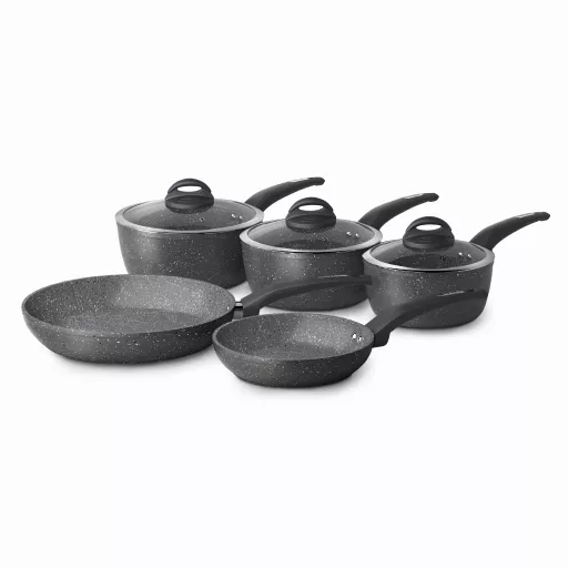 5 Piece Forged Pan Set with