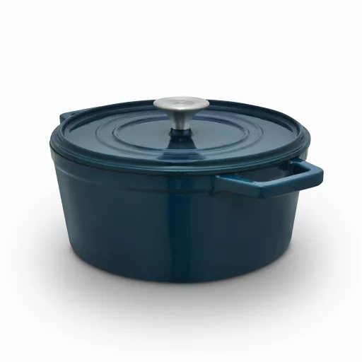Nattura 24cm Cast Iron Round Casserole