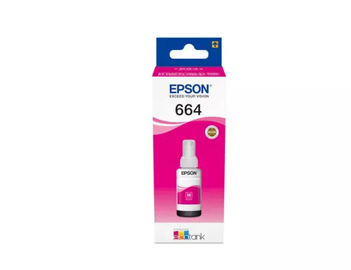 Epson C13T664340/664 Ink bottle magenta, 6.5K pages 70ml for Epson L 300/655