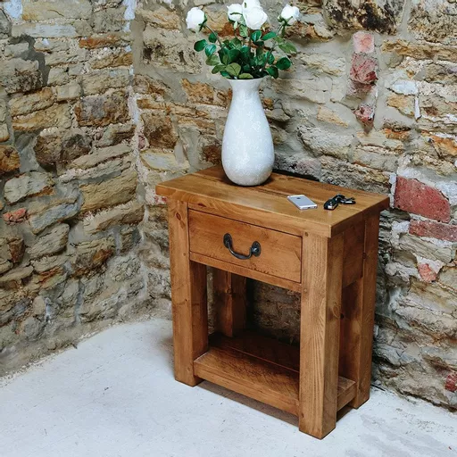 Haddon Plank Mini Console Table