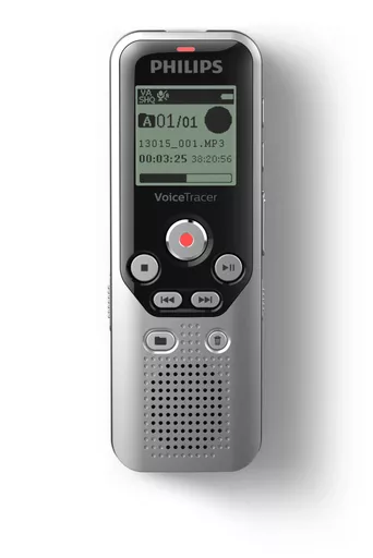 Philips DVT1250 dictaphone Internal memory & flash card Black, Grey