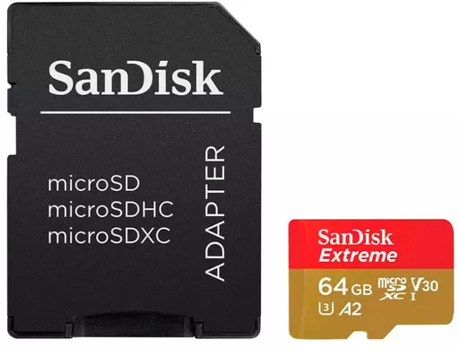 SanDisk Extreme PLUS 64 GB MicroSDXC Class 10