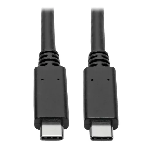 Tripp Lite U420-C03-G2-5A USB-C Cable (M/M) - USB 3.2, Gen 2 (10 Gbps), 5A (100W) Rating, USB-IF Certified, Thunderbolt 3 Compatible, 3 ft. (0.91 m)