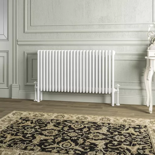 Imperia 4 Column Radiator 600 x 1145mm Gloss White