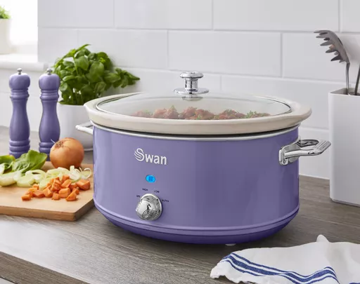 6.5L Slow Cooker Retro Purple