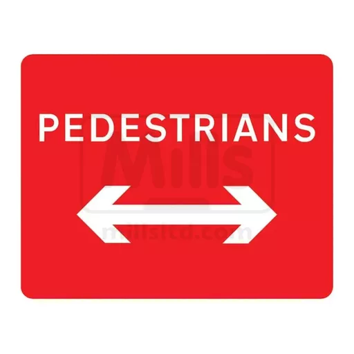 EnduraSign Pedestrians Reversible Plate Only