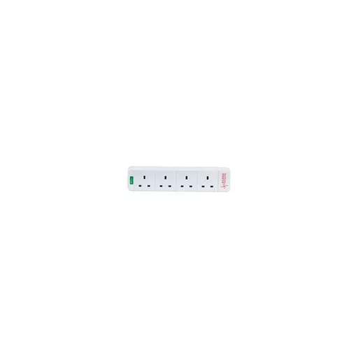 4 Gang Surge Protected Mains Extension Socket