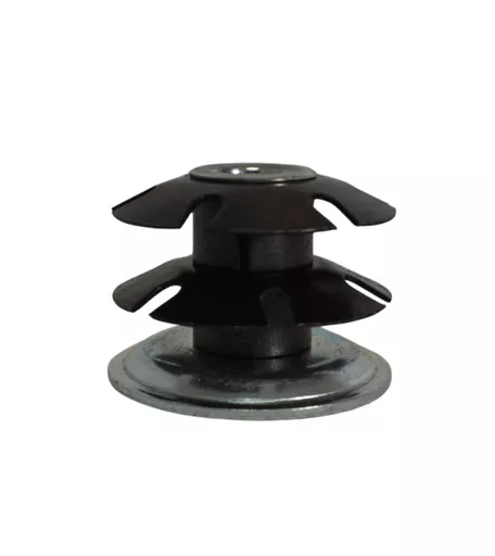Industrial Tubing System Premium Metal Finned 35mm M10 Threaded Insert