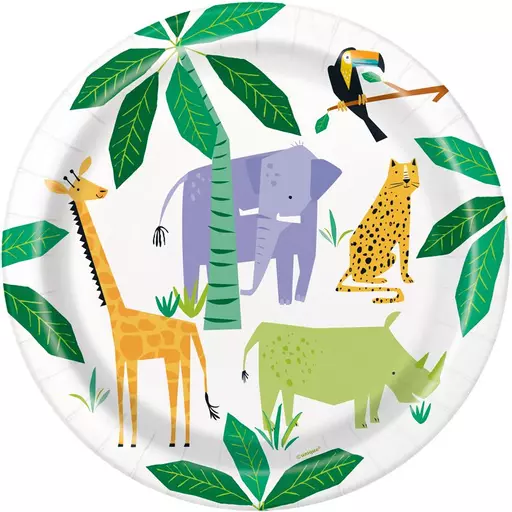 Animal Safari Plates