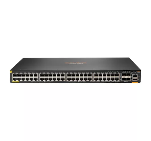Aruba, a Hewlett Packard Enterprise company Aruba 6200F 48G Class4 PoE 4SFP+ 740W Managed L3 Gigabit Ethernet (10/100/1000) Power over Ethernet (PoE) 1U Black