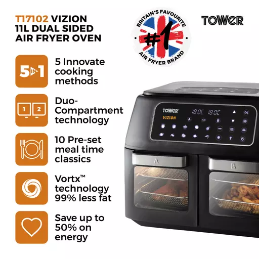 Tower air fryer store 11 litre