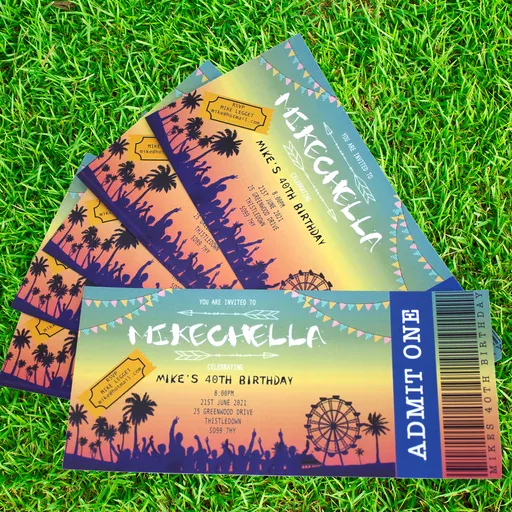 Festival Pastel Invitations