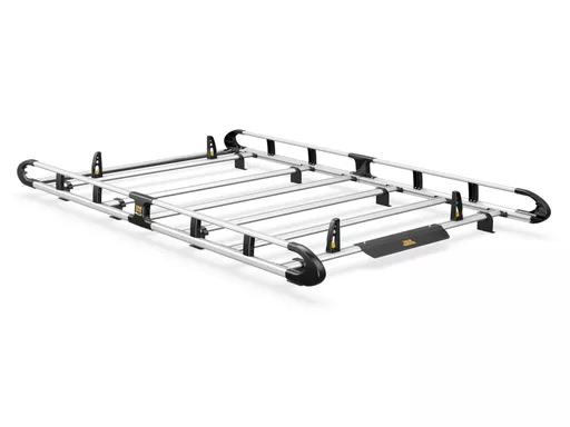 Nissan Primastar 2022-Onwards L1, H1 Tailgate - ULTI Rack+ (Aluminium) - 6 Bar Roof Rack