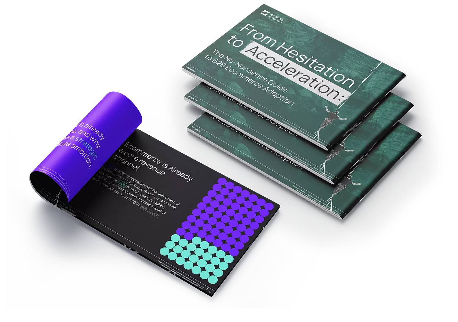 Mockup PDF version of the First-Time Adopters Whitepaper by Symphony Commerce