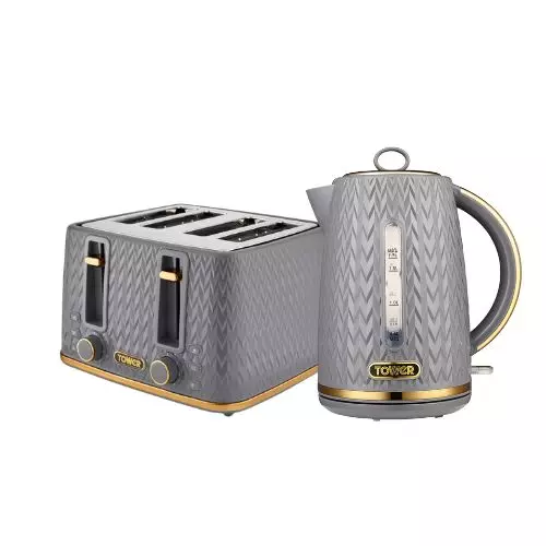 Empire Kettle & 4 Slice Toaster