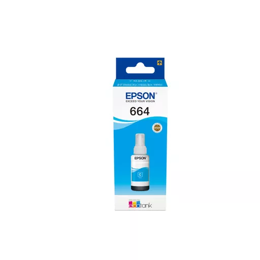 Epson C13T664240/664 Ink bottle cyan, 6.5K pages 70ml for Epson L 300/655