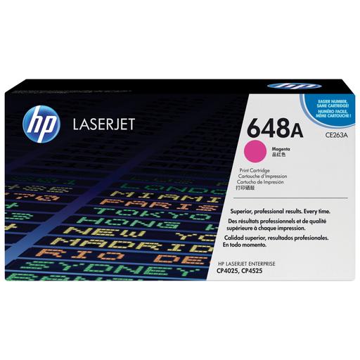 HP CE263A/648A Toner cartridge magenta, 11K pages ISO/IEC 19798 for HP CLJ CP 4025/4520