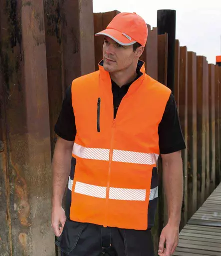 Result Safe-Guard Reversible Soft Padded Gilet