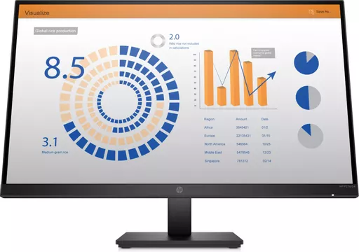 HP P27q G4 QHD Height Adjust Monitor computer monitor 68.6 cm (27") 2560 x 1440 pixels Quad HD LED Black