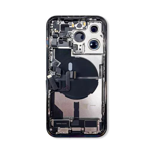 Back Housing With Internal Parts (RECLAIMED) (Grade B) (Space Black) - For iPhone 14 Pro